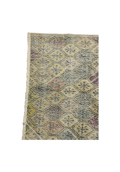 Bohem Stil Vintage Halı Özel Tasarım Anadolu Koleksiyonu Doğal Halı Çok Renkli