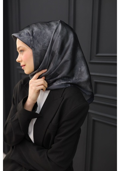 Silk Home Shiny Eşarp 75002-40 Siyah, Antrasit