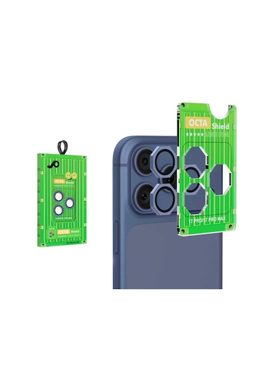 Apple Uyumlu iPhone 17 Pro Max Zore Cl-19 Kamera Lens Koruyucu Turuncu