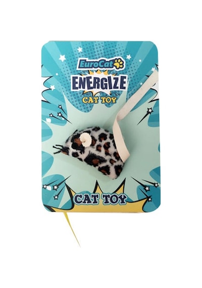 Euro Cat Leopar Desenli Fare Kedi Oyuncağı