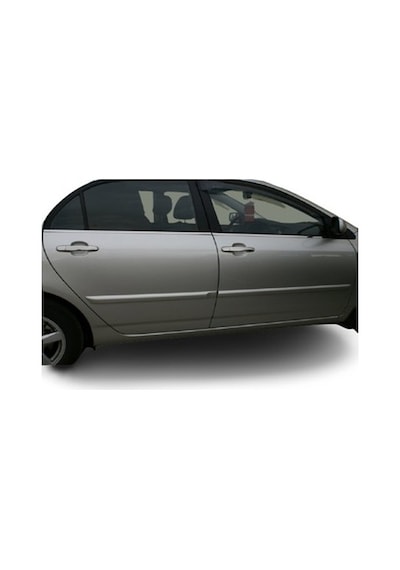 S-Dizayn  Toyota Corolla Uyumlu Krom Cam Çıtası 2002 - 2007 4 Prç
