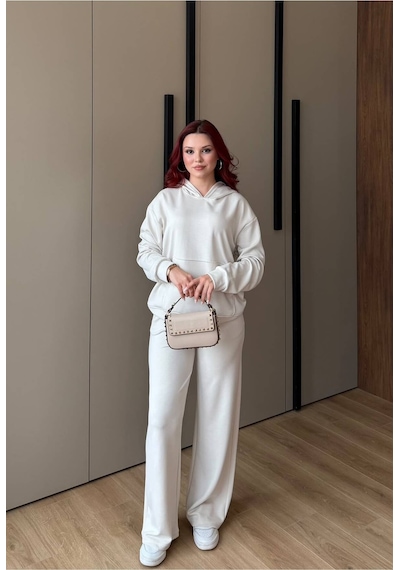 Modanida Kadın Ekru Modal Oysho Kumaş Oversize Kapüşonlu Kanguru Cepli Eşofman Takımı Rahat İkili Takım Ekru Ekru Modanida Kadın Ekru Modal Oysho Kumaş Oversize Kapüşonlu Kanguru Cepli Eşofman Takımı Rahat İkili Takım Ekru Ekru