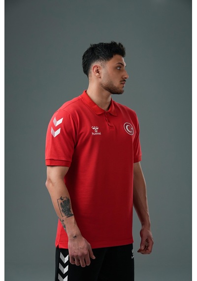 Hummel Armin Milli Takım Kamp Tişört Kırmızı