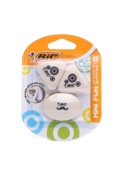 Bic Mini Fun Silgi 3 Lü Blister 927870