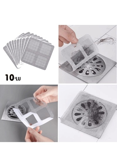 10'lu Banyo Ve Mıutfak Lavabo Koku Önleyici Ve Haşere Böcek Önleyici Gider Filtresi Lisinya Ratt Diğer