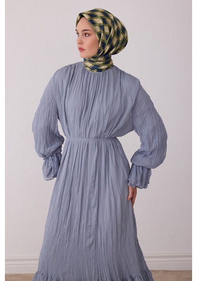 Belli Geometrik Desen %100 Twill İpek Eşarp Be08 Yeşil 11396168