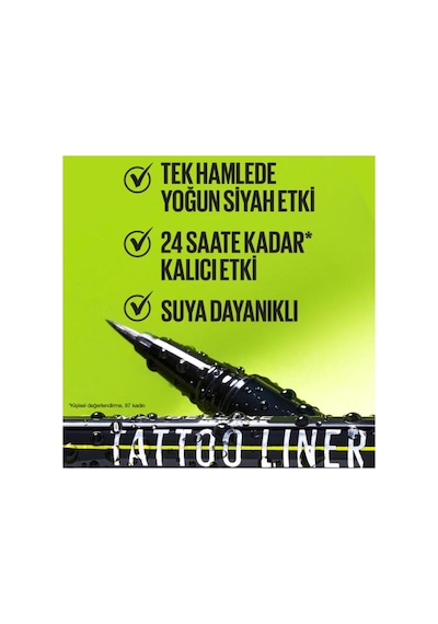 Tattoo Liner Ink Pen - Black / Siyah Diğer