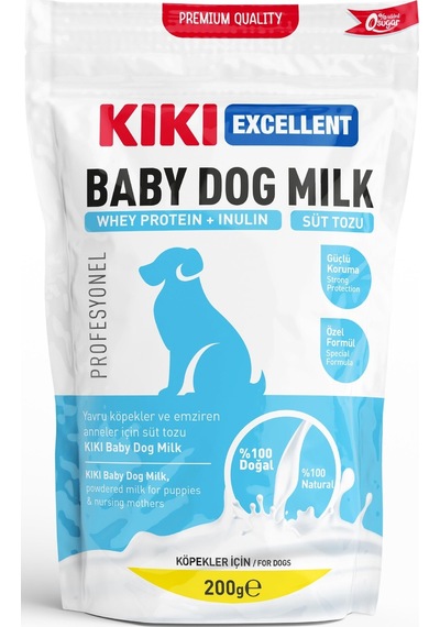 Kıkı Excellent Köpek Süt Tozu Whey Protein + İnülin 200 G