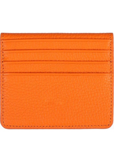 Damy Hakiki Deri Unisex Kartlık 512mg - Turuncu