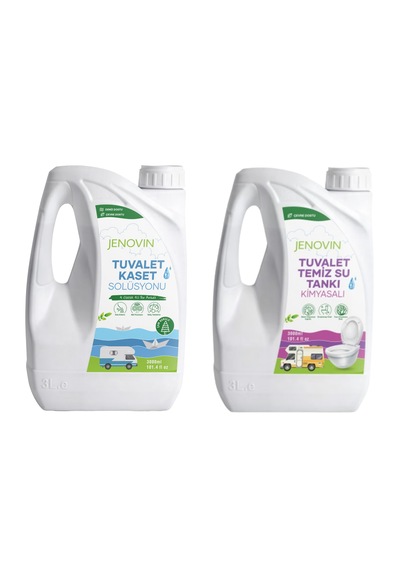 Jenovin Sifon Temizliği Karavan & Tekne Tuvalet Kimyasalı 3L - Katı Atık Parçalama Çam Kokusu