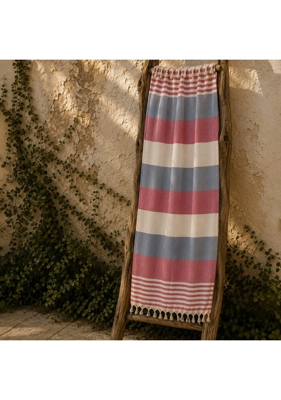 Soft Stripe Cunda Peştamal - Renkli - 90x170 Cm Çok Renkli