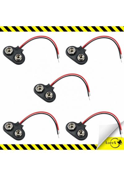 Lorex Pil Yuvası 9v, 5'li