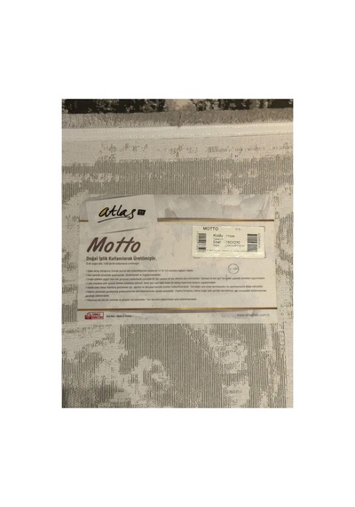 Motto Tt02b Antrasit-krem Halı Çok Renkli