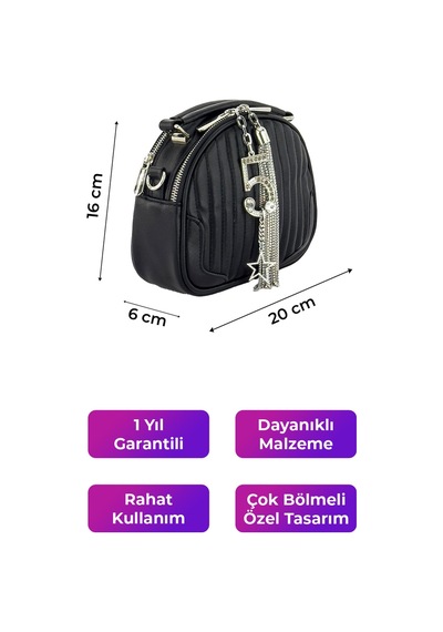 Kriste Bell Kadın Çanta Siyah 26427 Siyah