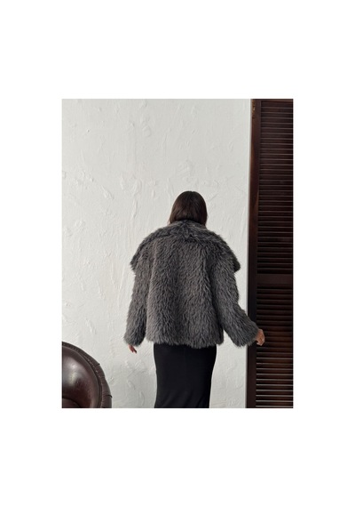 Verymoda Peluş Kaban F2040 Gri