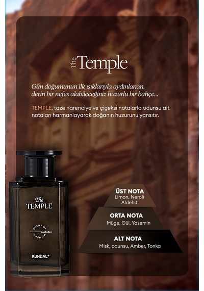 Şık Ve Dekoratif, Çubuklu Oda Kokusu - Difüzör Kundal Scent Of Moment Diffuser 200ml Temple Limon