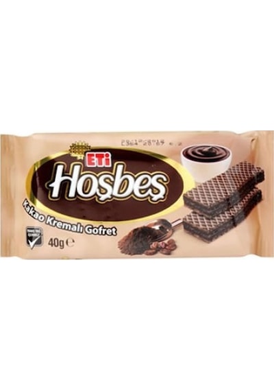 Eti Hoşbeş Kakaolu Gofret 24 x 40 G