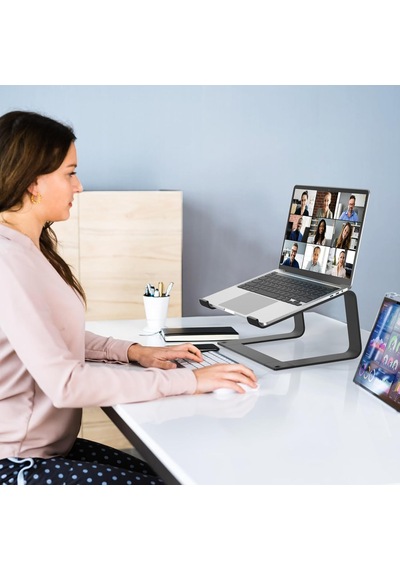 Masaüstü İçin Dizüstü Bilgisayar Standı Çıkarılabilir Alüminyum Bilgisayar Yükseltici Taşınabilir Dizüstü Bilgisayar Tutucu Macbook Air, Pro, Dell, Hp, Lenovo Ve Tüm 10-16 İnç Dizüstü