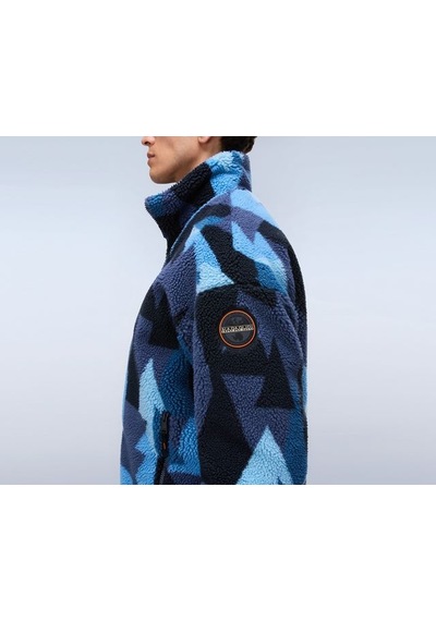 Napapijri T-fleece Fz Erkek Outdoor Polar Ceket Np0a8ao4fxj1 Çok Renkli