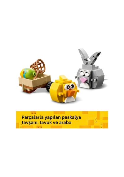 LEGO® LEL Seasons and Occasions Paskalya Tavşanı ve Civcivin Yumurta Avı 40808 - 8 Yaş ve Üzeri Çocuklar için Yapım Seti (140Parça)