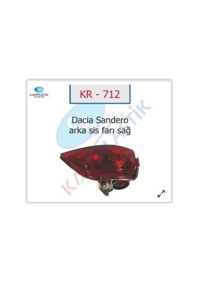 Arka Sis Far Lambası Sağ Symbol-mgn 4-sandero Joy Model Kaya Plastık 265804720r