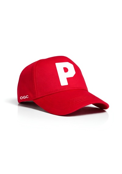 Ogc P Harfi Unisex Şapka Kırmızı