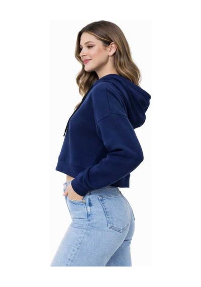 Bebuy Kapşonlu Sweatshirt Lacivert