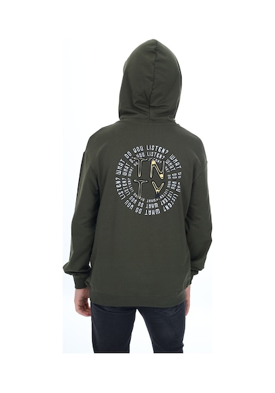 Toontoy Kids Toontoy Erkek Çocuk Oversize Kapüşonlu Cepli Baskılı Sweatshirt - 2 İplik Haki Toontoy Kids Toontoy Erkek Çocuk Oversize Kapüşonlu Cepli Baskılı Sweatshirt - 2 İplik Haki
