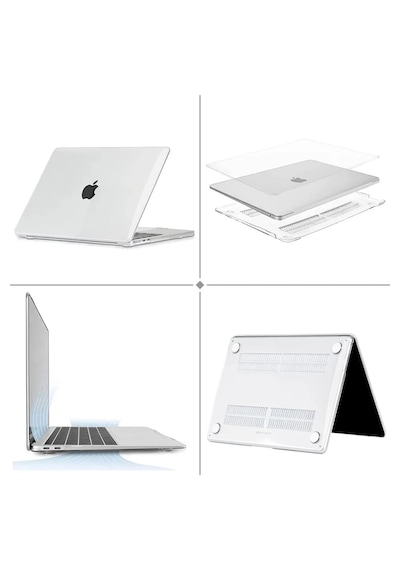 MacbBok Air Uyumlu M2 M3 13.6" A2681 A3113 Set Kılıf Kapak Klavye Ekran