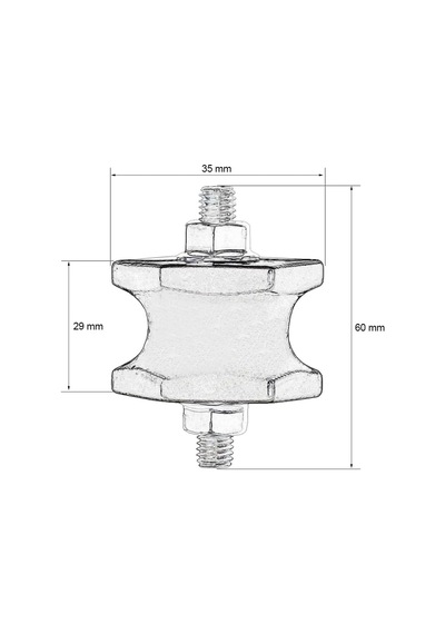 Lexroo 9.000-24.000 Btu Arası Titreşim Önleyici Klima Dış Ünite Takozu 4lü Set 8 MM