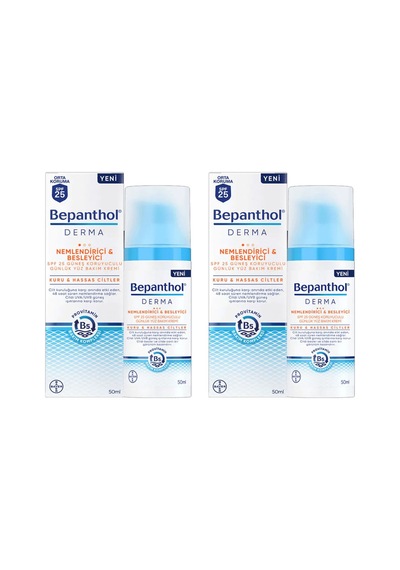 Bepanthol Derma Nemlendirici ve Besleyici Günlük Yüz Kremi 2 x 50 ML