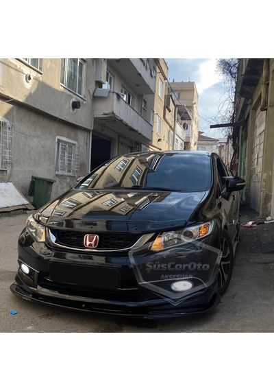 ŞüsCarOto Honda Civic FB7 2012-2016 Batman Yarasa Ayna Kapağı Piano Black ABS Plastik (00)