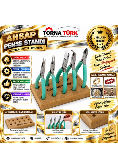 Ahşap Pense Standı
