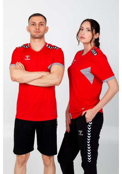 Hummel Otantik Antrenman Tişört Kırmızı