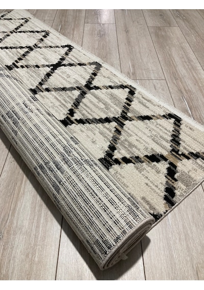 Dinarsu Nero Soft Iplik+etnik Desen+200x290 +12 Mm+çok Yu