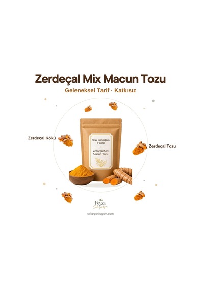 Sirke Günlüğüm Zerdeçal Mix Macun Tozu