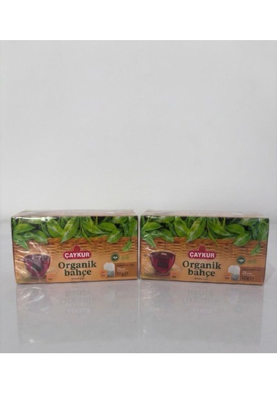 Organik Bahçe Bardak Poşet Çay 25'li 50gr X2 Adet