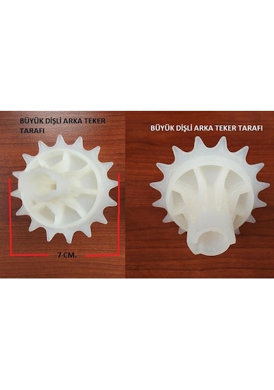Pilsan Active Pedallı Traktör Kepçe Zincir Arka Dişli