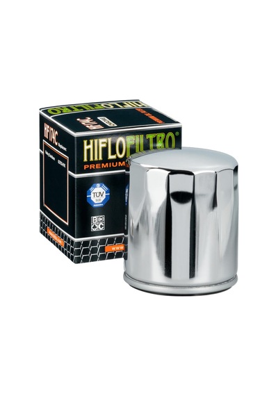 Hiflo Harley Davidson V-rod, Night Rod, Street Rod Krom Yağ Filtresi Hf174c