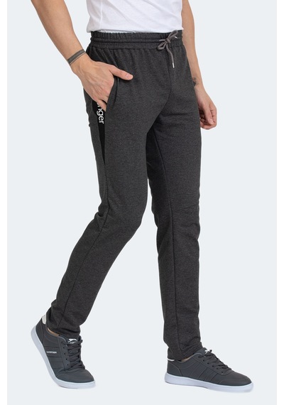 Slazenger Papa 2 Li Set Erkek Eşofman Altı Siyah - Koyu Gri