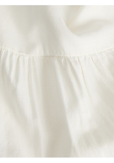Jack & Jones Kadin Kare Yaka Kolsuz Uzun Elbise - Almira - 12287739 Blanc De Blanc