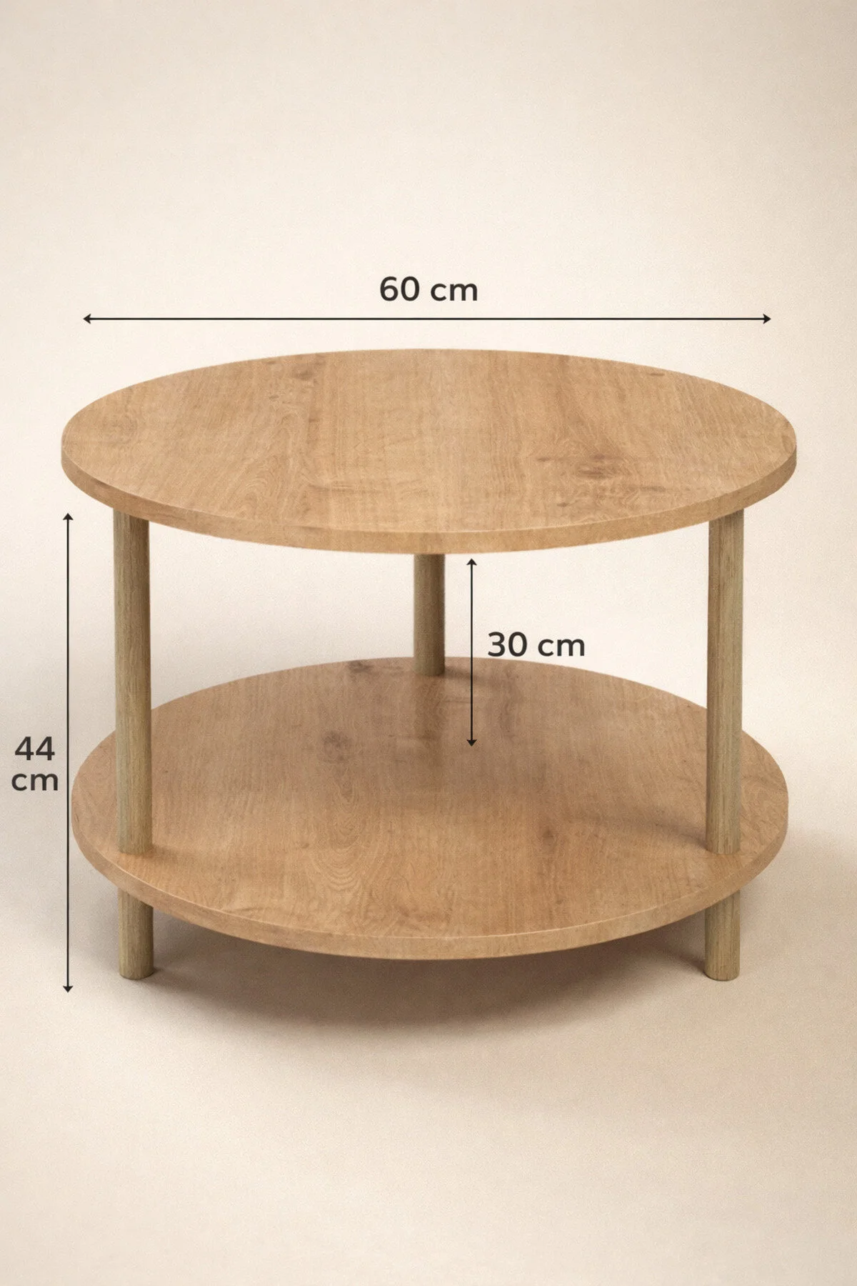 Oval Modern Kolay Kurulum İki Katlı Yuvarlak Orta Sehpa Raflı Şık Dayanıklı Safir Meşe Oval Modern Kolay Kurulum İki Katlı Yuvarlak Orta Sehpa Raflı Şık Dayanıklı Safir Meşe