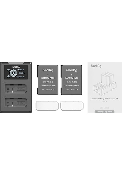 Smallrig 3819 En-el14 Batarya Ve Şarj Cihazı Kiti