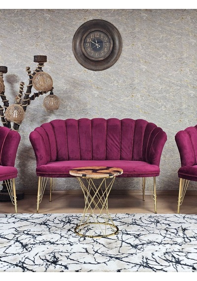 Zafir Gold Kaplama Tel Ayak Papatya Çay Seti Koltuk Takımı , Balkon, Salon, Ofis, Cafe Koltuk Takımı Bordo Zafir Gold Kaplama Tel Ayak Papatya Çay Seti Koltuk Takımı , Balkon, Salon, Ofis, Cafe Koltuk Takımı Bordo