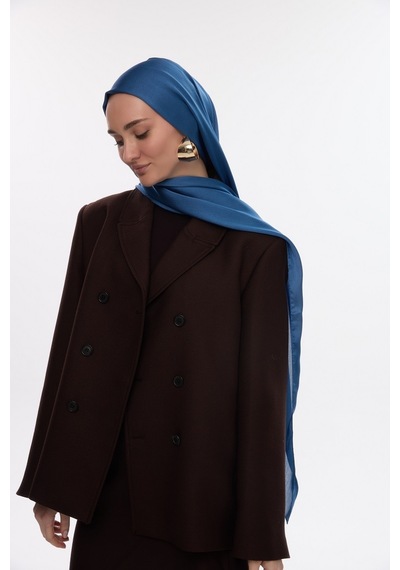 Mirsoy Scarf İdol Janjan Şal İndigo