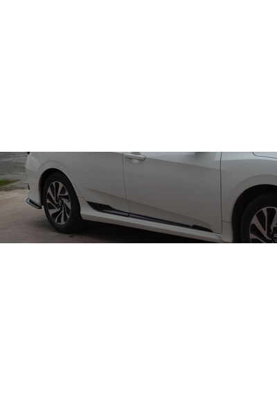 Yan Kapı Çıtası Honda Cıvıc Fc5 2017-2021 Boyalı Piano Siyah