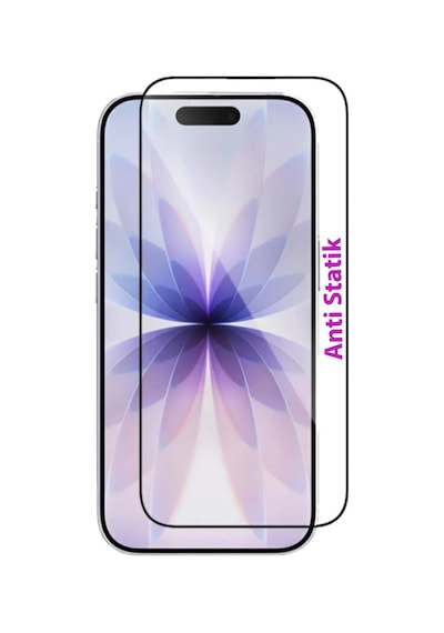 Apple iPhone 17 Uyumlu Anti Statik Ekran Koruyucu Toz Tutmayan Kırılmaz Cam