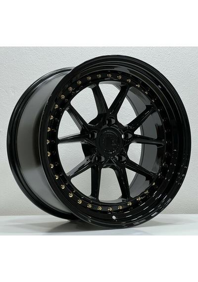 Slk-8123 9.5 19 5 120 Et33 72.56 Gloss Black+gold Rıvets