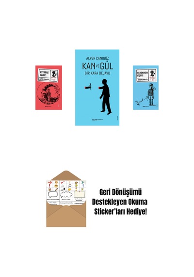 Kıyamet Park + Kan Ve Gül + Cehennem Çiçeği + Okuma Sticker'ları