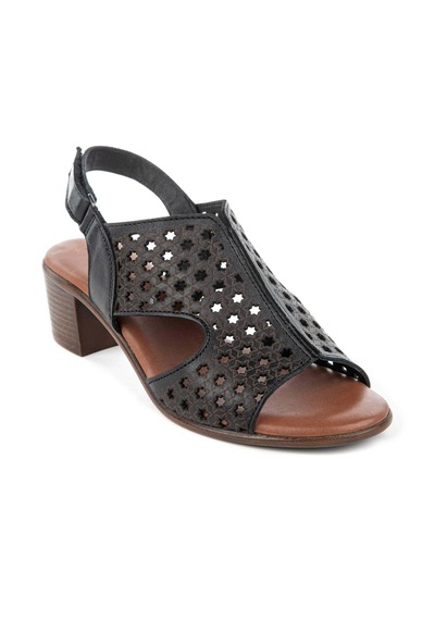 Hush Puppies Fito 624216 Hakiki Deri Kadın Sandalet Siyah